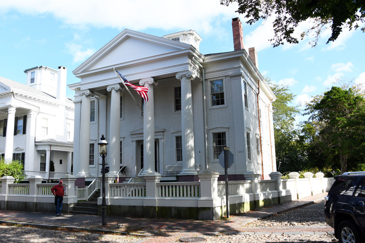 110 Dick Luethje at the Hadwen House which was built in 1846 at the peak of the golden era of whaling. Today the house showcases decorative arts..jpg